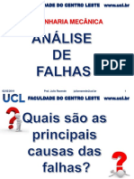 Análise de falhas em engenharia mecânica