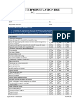 GM - RAP - 001 Rév 0 - Fiche D'observation