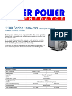 1100 Series: Diesel Engine - Electropak 30.4 KWM / 40.8 HP at 1500 RPM