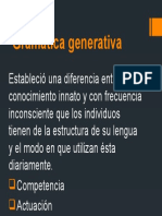 GramÃ¡tica generativa