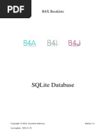 Sqlite Database: B4X Booklets