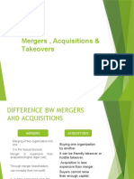 Mergers and Acquisition 1 BML