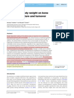 (14796805 - Journal of Endocrinology) Influence of Body Weight On Bone Mass, Architecture and Turnover PDF