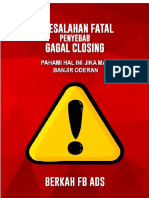 7 Kesalahan Fatal Gagal Closing