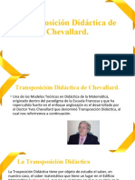 Transposición Didáctica de Chevallard