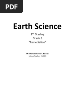 Earth Science: 2 Grading Grade 8 "Remediation"