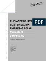 El Placer de Leer Con Fundación Empresas Polar. Manual Del Participante PDF