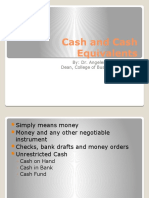 Cash and Cash Equivalents