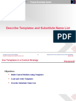 Describe Templates and Substitute Name List