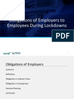Obligations of Employers To Employees During Lockdowns - Barrister Uche Attoh