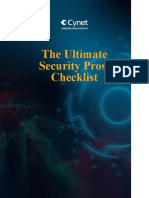 The Ultimate Security Pros' Checklist