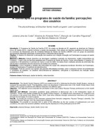 A fisioterapia no programa de saúde da família