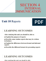 Internal Communication Unit 10 Reports