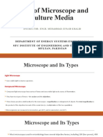 Types of Microscope and Culture Media