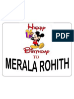 Rohit BD Wishes