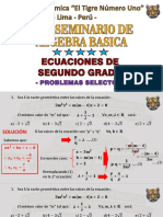 Seminario de Algebra - Ecuaciones de Segundo Grado PDF