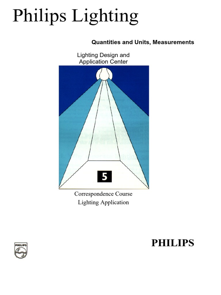 Lighting Course PHILIPS Quantities and Units, Measurements PDF