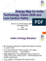 National Energy Map For India: Technology Vision 2030 and Low Carbon Paths