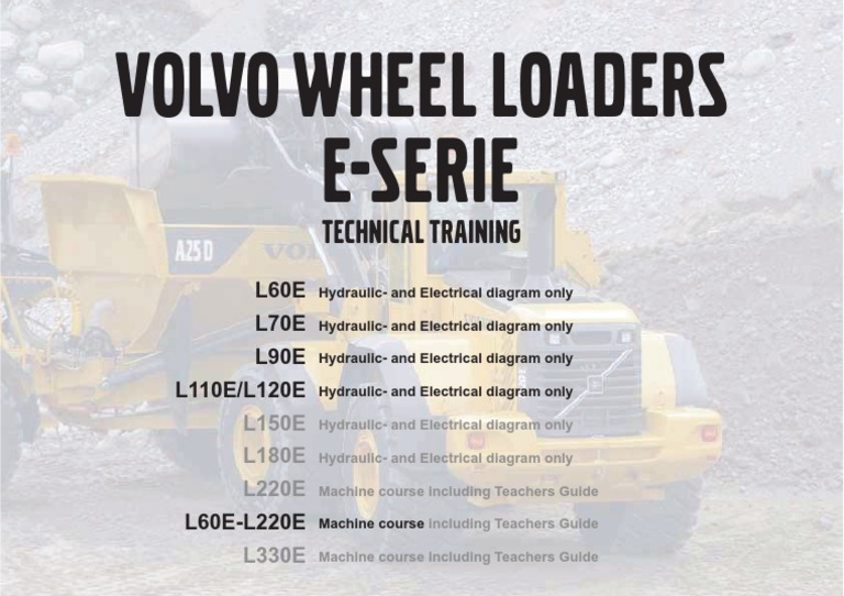 Volvo Wheel Loaders E-Serie: Technical Training | PDF | Home & Garden ...