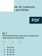 Chapter 20: Carboxylic Acids and Nitriles