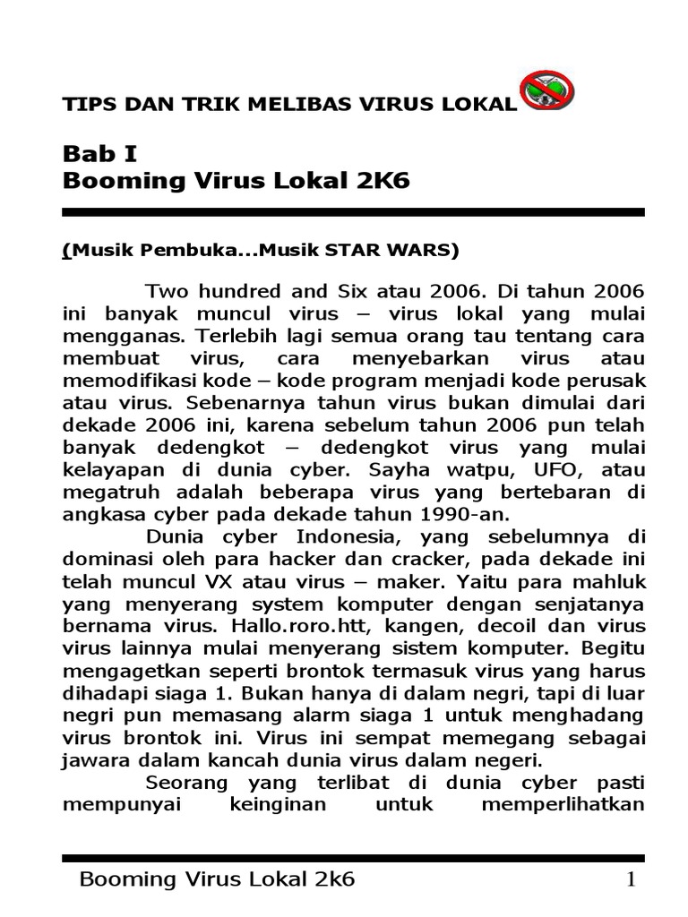Mengatasi Virus Brontok Lokal | PDF