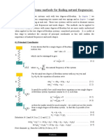 CHAPTER 4: Some Methods For Finding Natural Frequencies