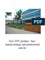 New OTC product Juci launch strategy and promotional activity report
