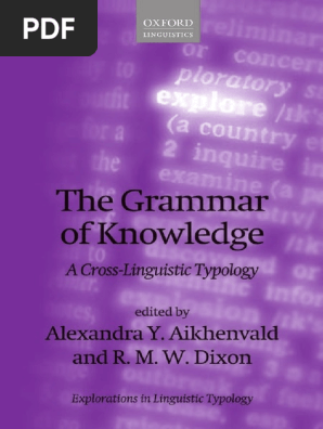 The Grammar Of Knowledge Pdf Pdf Grammatical Tense Language Mechanics