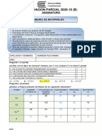 Examen Parcial INGENIERIA DE MATERIALES