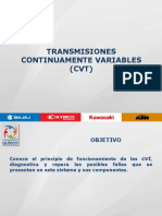 Transmisiones Continuamente Variables (CVT)