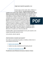 Ámbito Político y Legal para Exportar Guayaba y Sus Derivados (Recuperado Automáticamente)