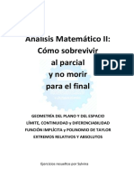 AMII - Analisis Matematico II -  como sobrevivir al parcial y no morir para el final - Proyecto Ingenieria.pdf