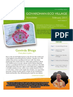 Govardhan Eco Village Newsletter - February 2011