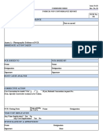 Issue No.01 PAD/NCR/20 Forms/Records Rev. No. 01 Form 20: Non Conformance Report