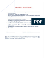 Structura Eseului Motivațional PDF