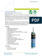 High Tack MS Polymer Adhesive Sealant