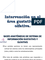 Intervención en El Área Gustativa y Olfativa