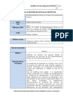 FICHA - El Emprendimiento Social en El Marco de La Alianza Del Pacífico