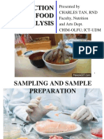 Topic 4 - Sampling and Sample Preparation