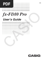 fx-FD10 - Pro - EN Manual