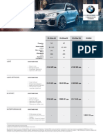 X5 G05 Pricelist