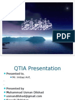 Usman Dilshad QTIA Presentation Scribd