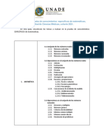 Guía Temática de Matemáticas