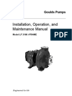Installation, Operation, and Maintenance Manual: Goulds Pumps