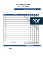 Plantilla Matriz de Vester