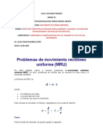 Taller 2 Sobre Movimiento Fisica De10