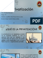Privatización, diapositivas