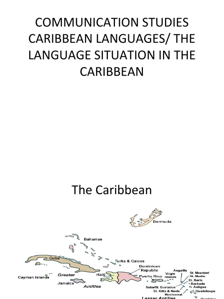 Language Situation in The Caribbean Download Free PDF Caribbean