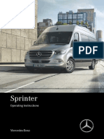 New 2018 Sprinter Owner's Manual;Operating Instructions