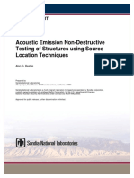 Acoustic Emission Testing Techniques for Structural Monitoring